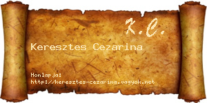 Keresztes Cezarina névjegykártya